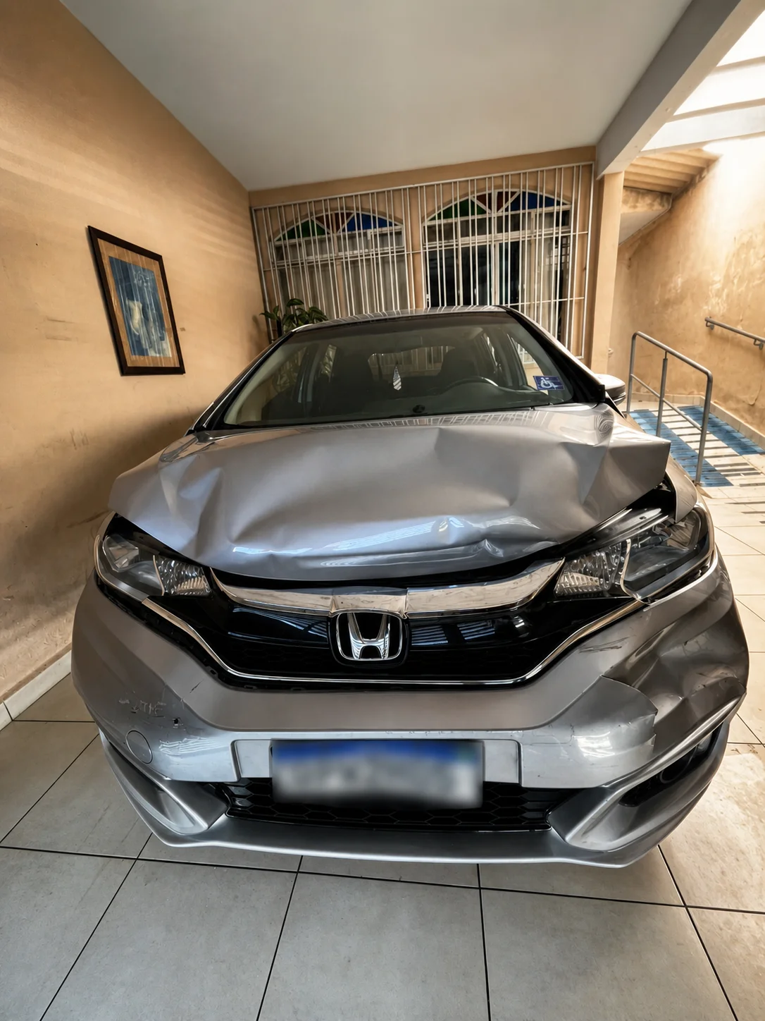 Antes do reparo em Honda Fit — Bonito’s Car