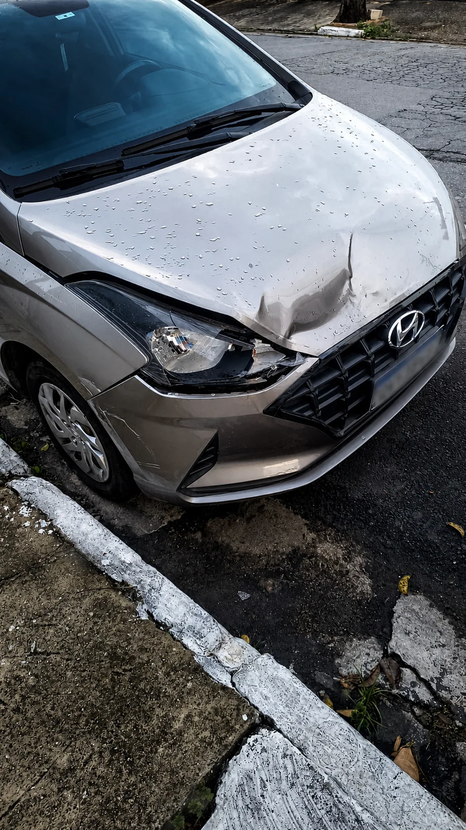 Antes do reparo em HB20 — Bonito’s Car